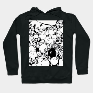 Monsters doodles Hoodie